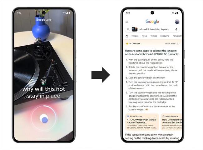 AI Overviews:「動画検索機能」の参考画像