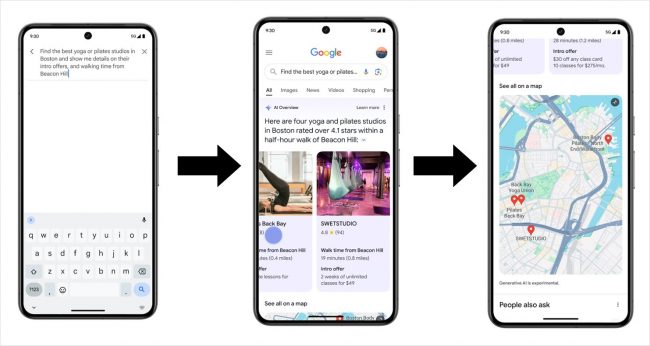 AI Overviews:「複雑なクエリ」の参考画像