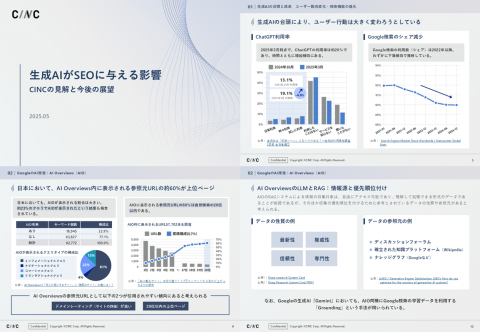 【2025年】生成AIがSEOに与える影響について_CINCの見解と今後の展望